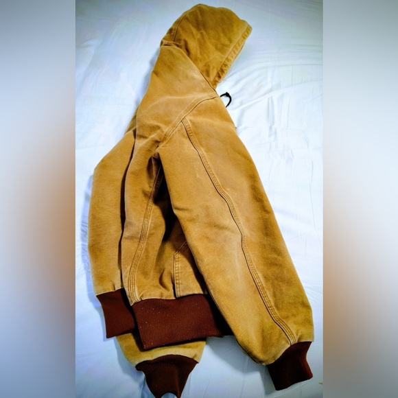 Carhartt Brown Hooded Work Jacket - Picture 5 of 11